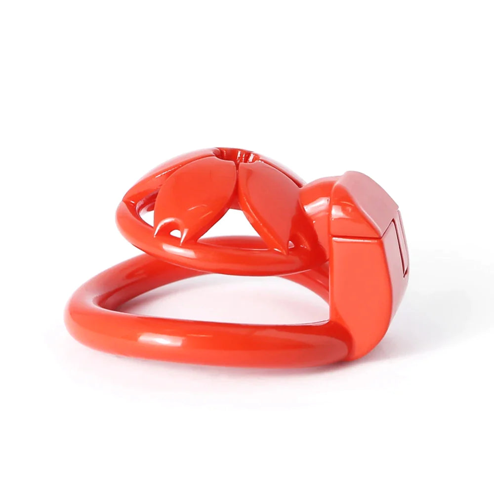 Small Sakura Flat Chastity Cage - SpikedChastity