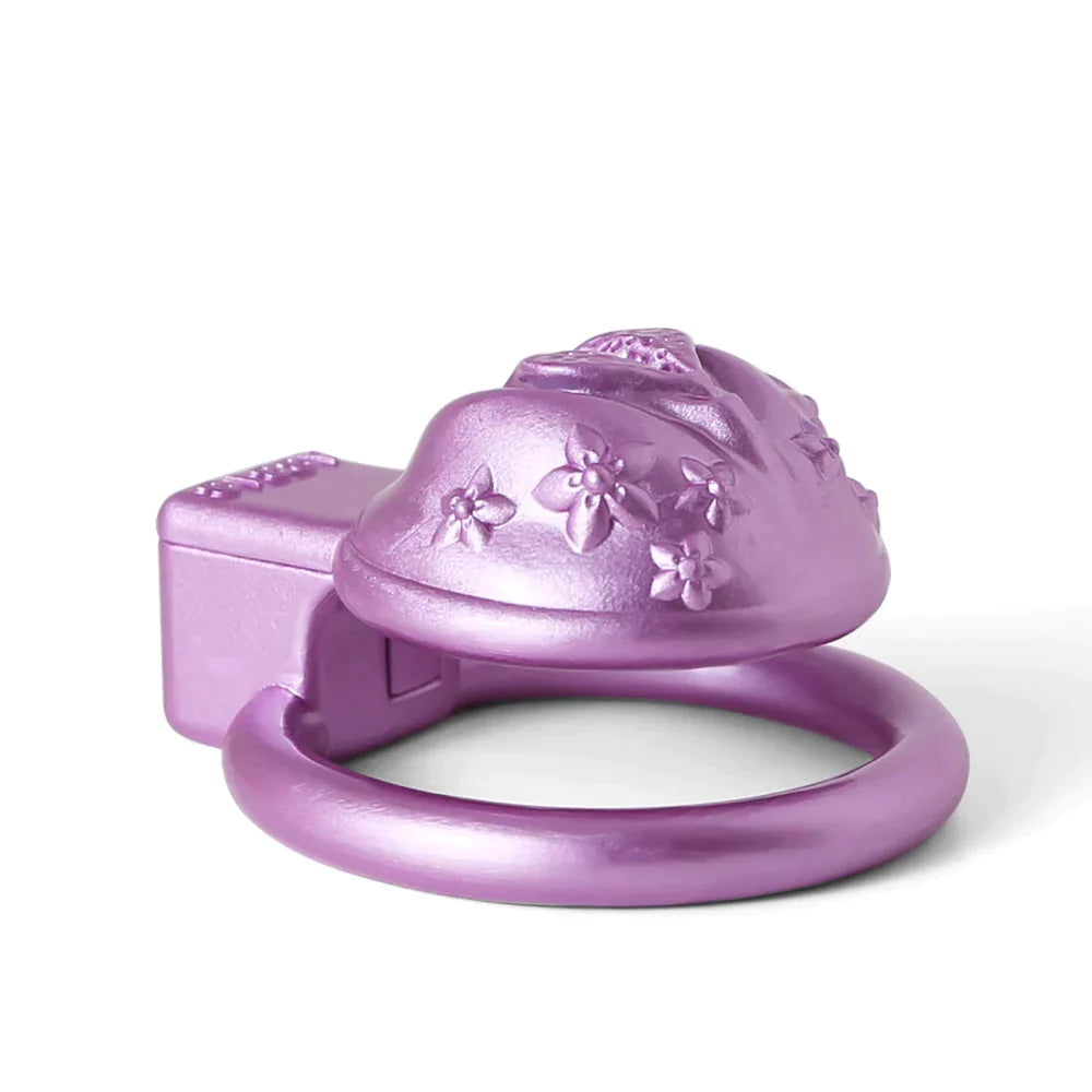 Pink Clit Chastity Cage For Sissy - SpikedChastity