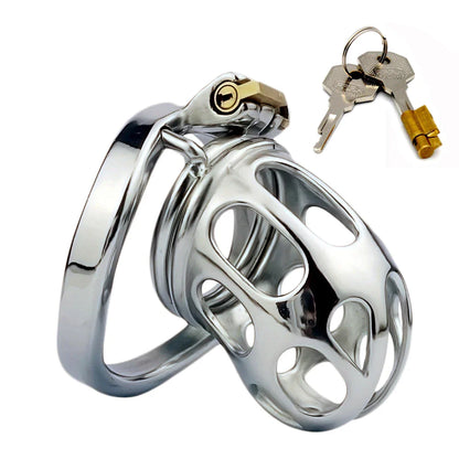 Metal Cobra Chastity Cage For Men - SpikedChastity