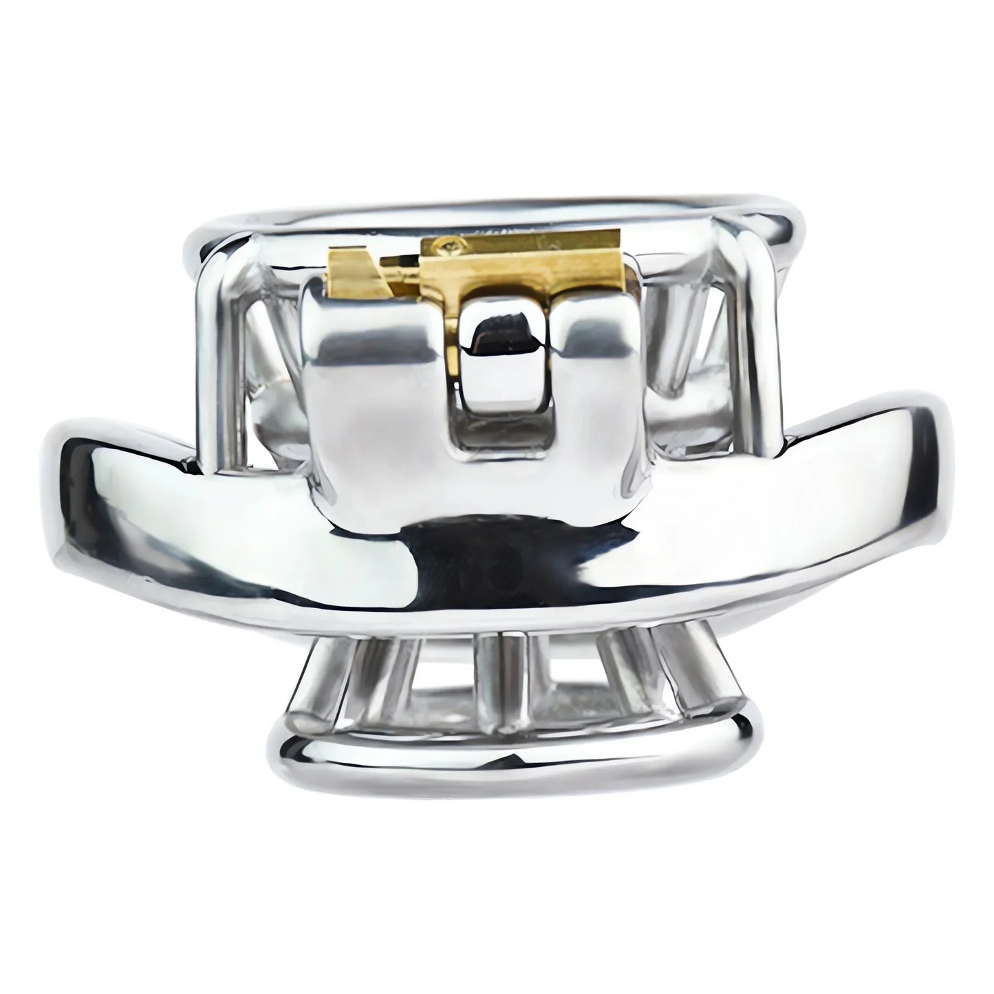 Metal Negative Chastity Cage For Men - SpikedChastity