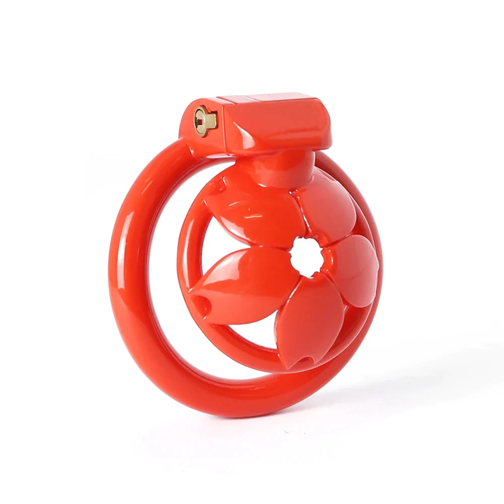 Small Sakura Flat Chastity Cage - SpikedChastity