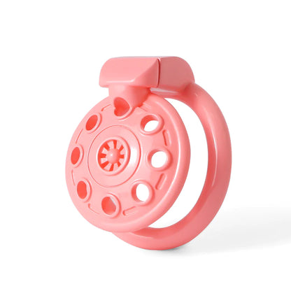 3D Printed UFO Small Flat Chastity Cage - SpikedChastity