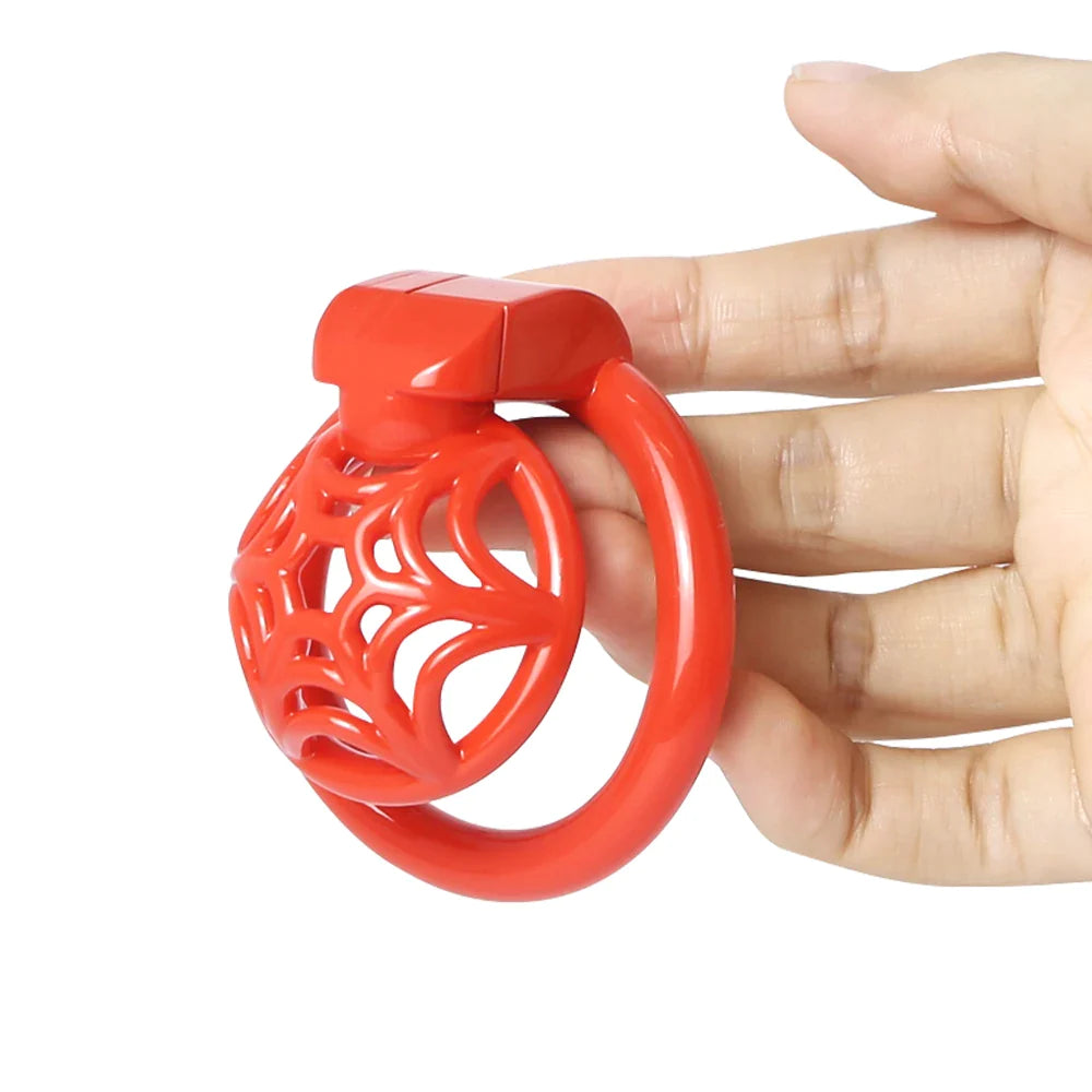 Micro Spidernet 3D Printed Chastity Cage - SpikedChastity