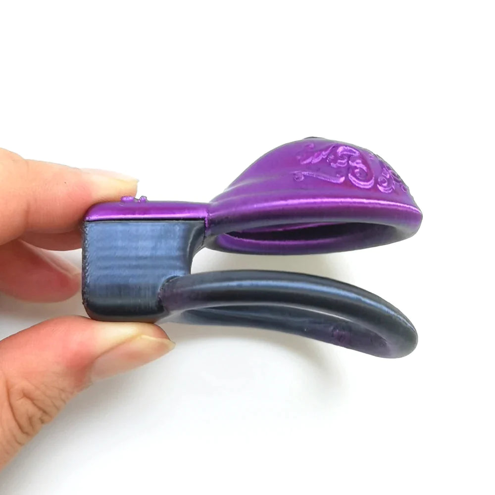 Purple Laser Vaginal Chastity Cage - SpikedChastity