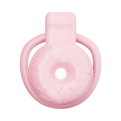 Donut Sweety Pink Chastity Cage - SpikedChastity