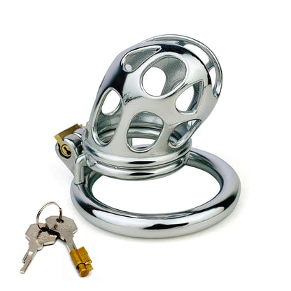 Metal Cobra Chastity Cage For Men - SpikedChastity