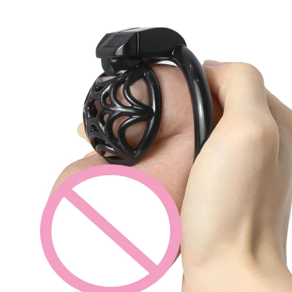 Micro Spidernet 3D Printed Chastity Cage - SpikedChastity