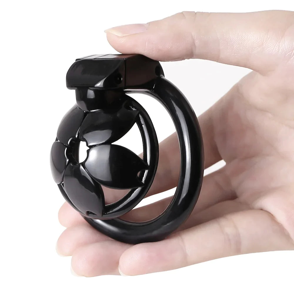 Small Sakura Flat Chastity Cage - SpikedChastity