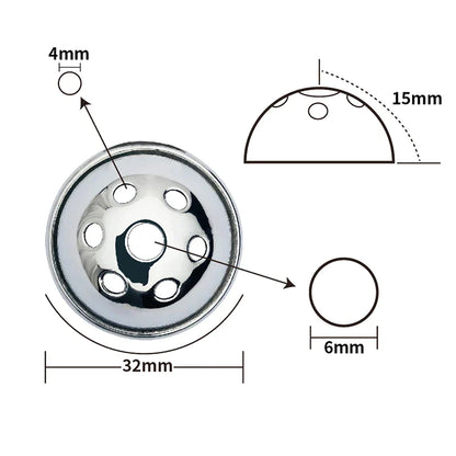 Small Metal Chastity Cage with Catheter - SpikedChastity