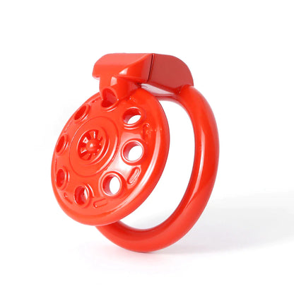 3D Printed UFO Small Flat Chastity Cage - SpikedChastity