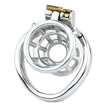 Metal Negative Chastity Cage For Men - SpikedChastity