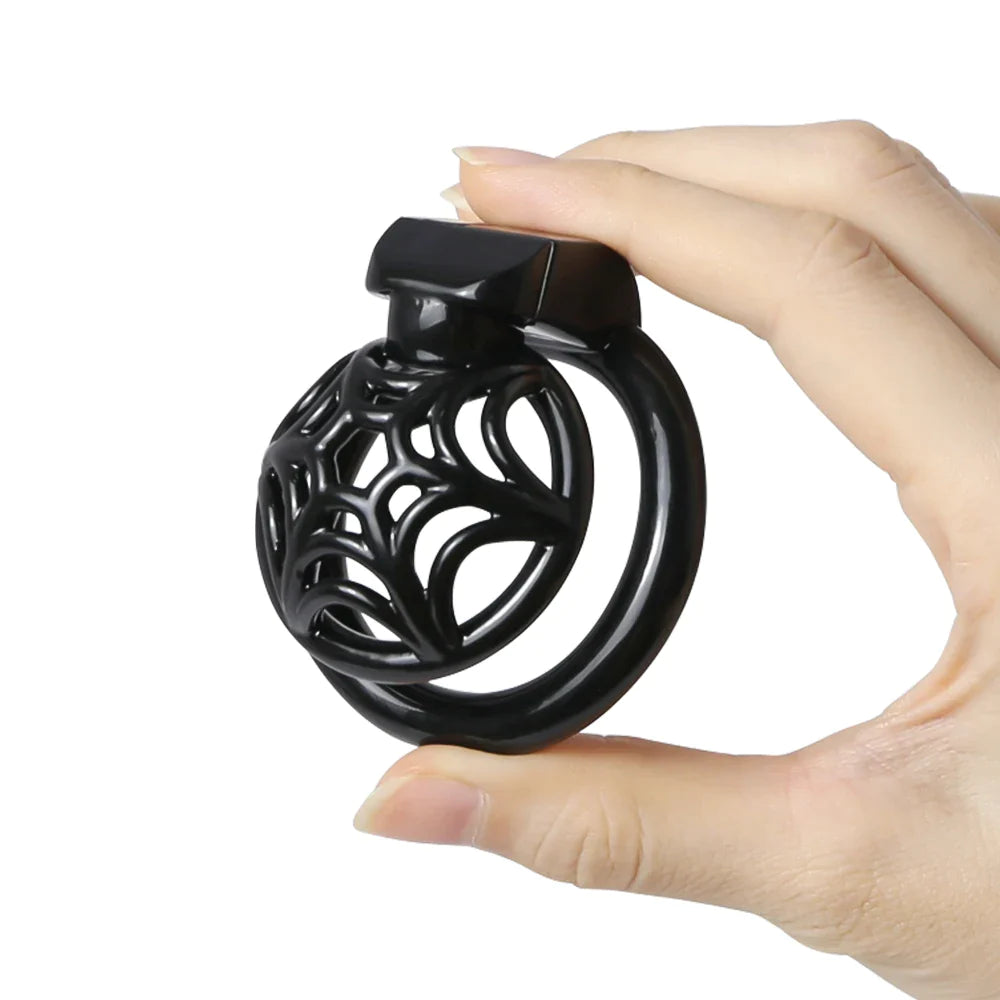 Micro Spidernet 3D Printed Chastity Cage - SpikedChastity