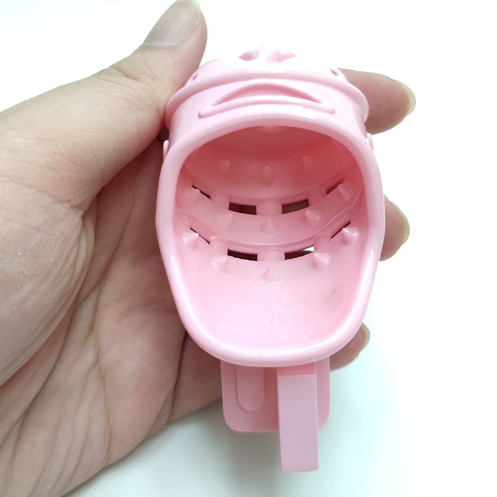 Pink Spiked Clit Chastity Cage from Micro to Large Size - SpikedChastity