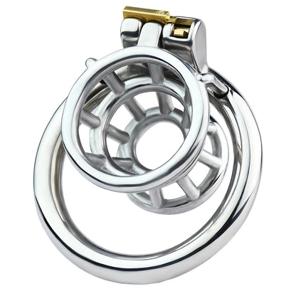 Metal Negative Chastity Cage For Men - SpikedChastity