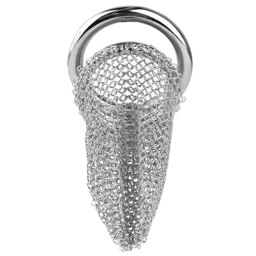 Soft Mesh Penis Sleeve - 110mm - SpikedChastity