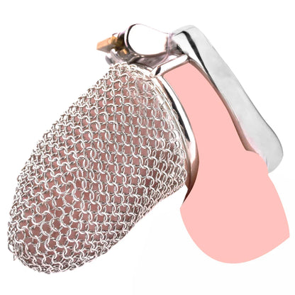 Soft Mesh Penis Sleeve - 68mm - SpikedChastity