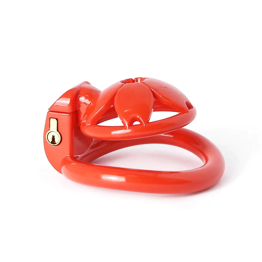 Small Sakura Flat Chastity Cage - SpikedChastity