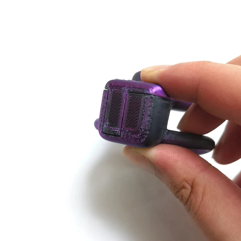 Purple Laser Vaginal Chastity Cage - SpikedChastity