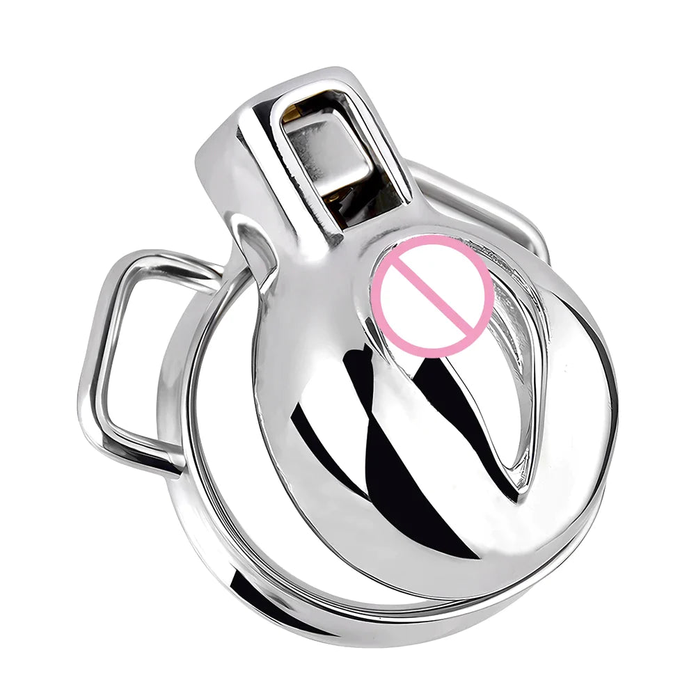 Metal Clit Chastity Cage with Strap - SpikedChastity