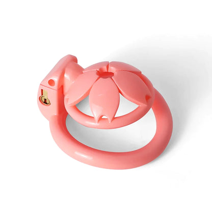 Small Sakura Flat Chastity Cage - SpikedChastity