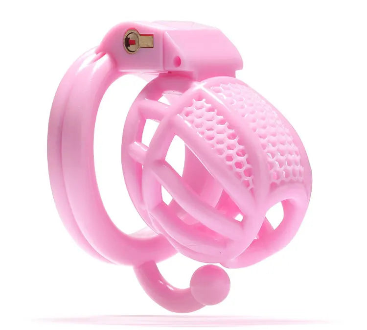 V2.0 Breathable Cobra Chastity Cage with 4 Penis Rings - SpikedChastity