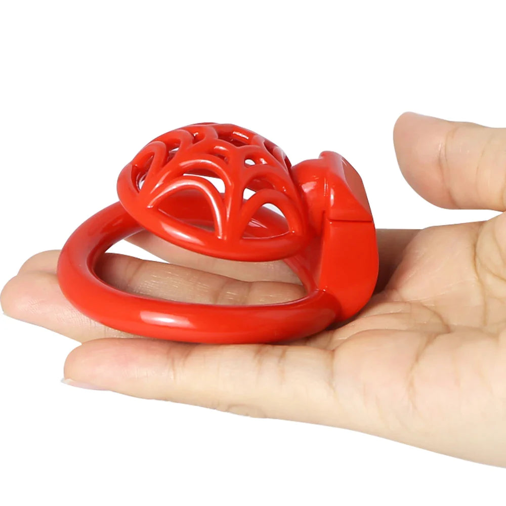 Micro Spidernet 3D Printed Chastity Cage - SpikedChastity