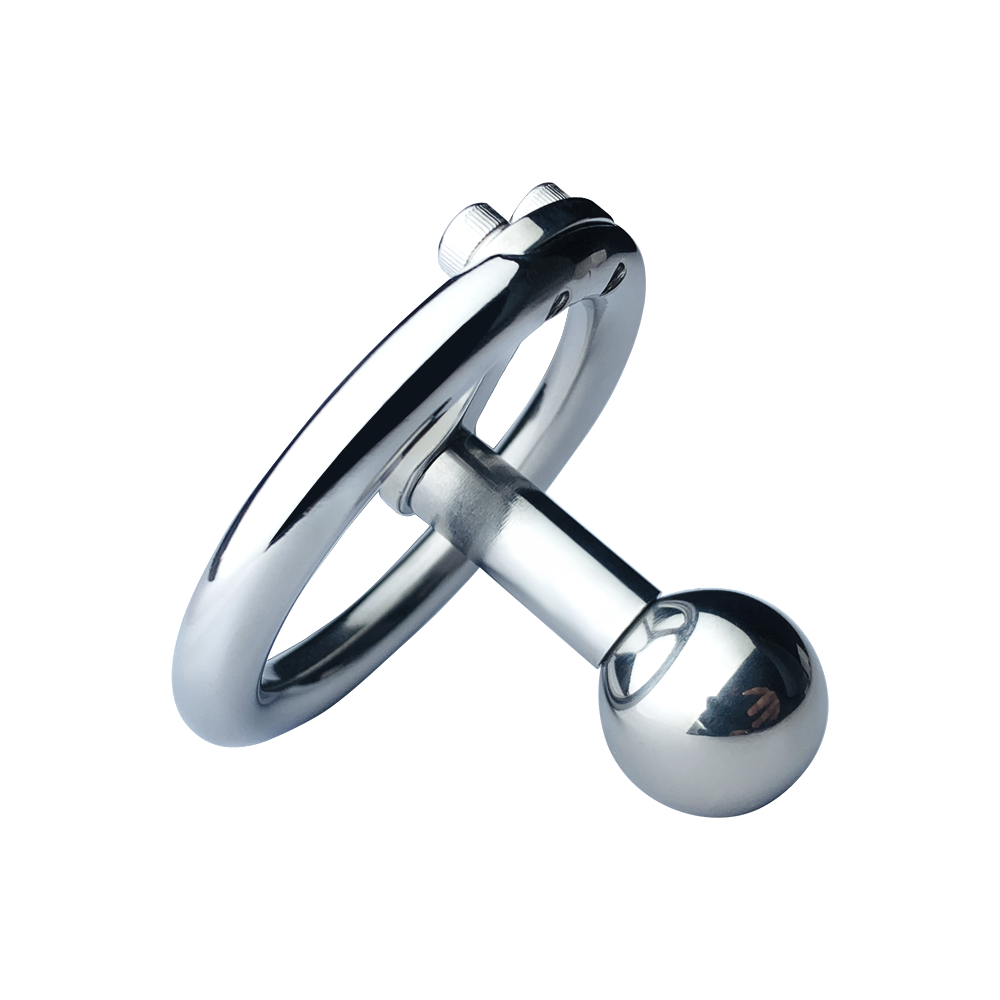 Inverted Chastity Cage with Stainless Steel Ball - SpikedChastity