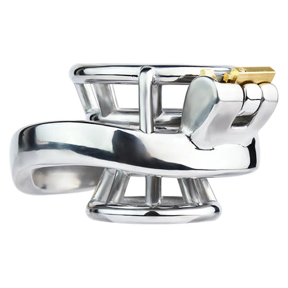 Metal Negative Chastity Cage For Men - SpikedChastity