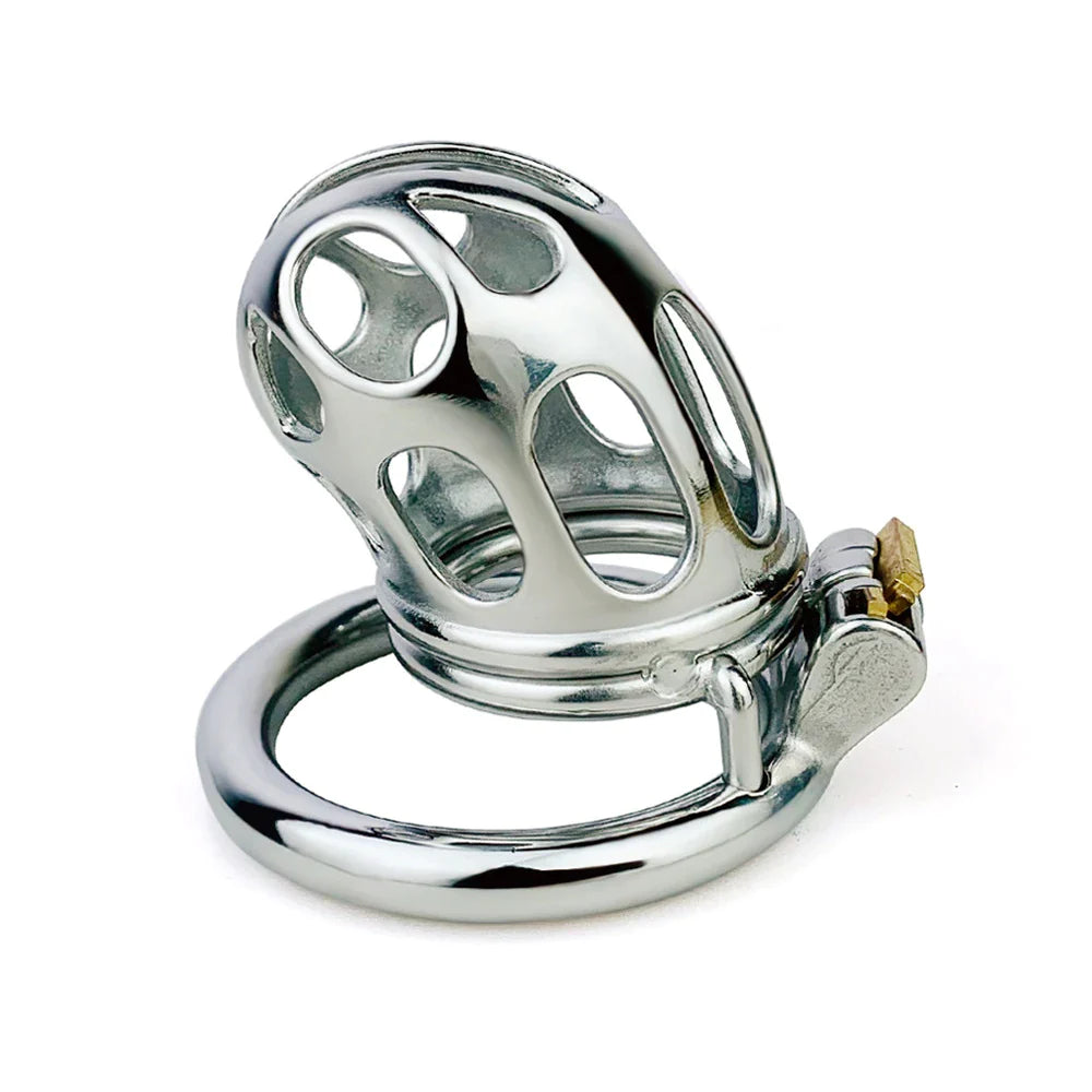 Metal Cobra Chastity Cage For Men - SpikedChastity