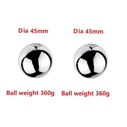 Stainless Steel Ball Scrotum Stretcher Testicle Heavy Ball - SpikedChastity