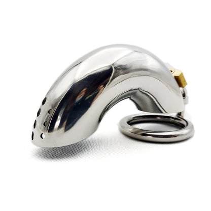 Full Covered Metal Chastity Cage Penis Sleeve for Men - SpikedChastity