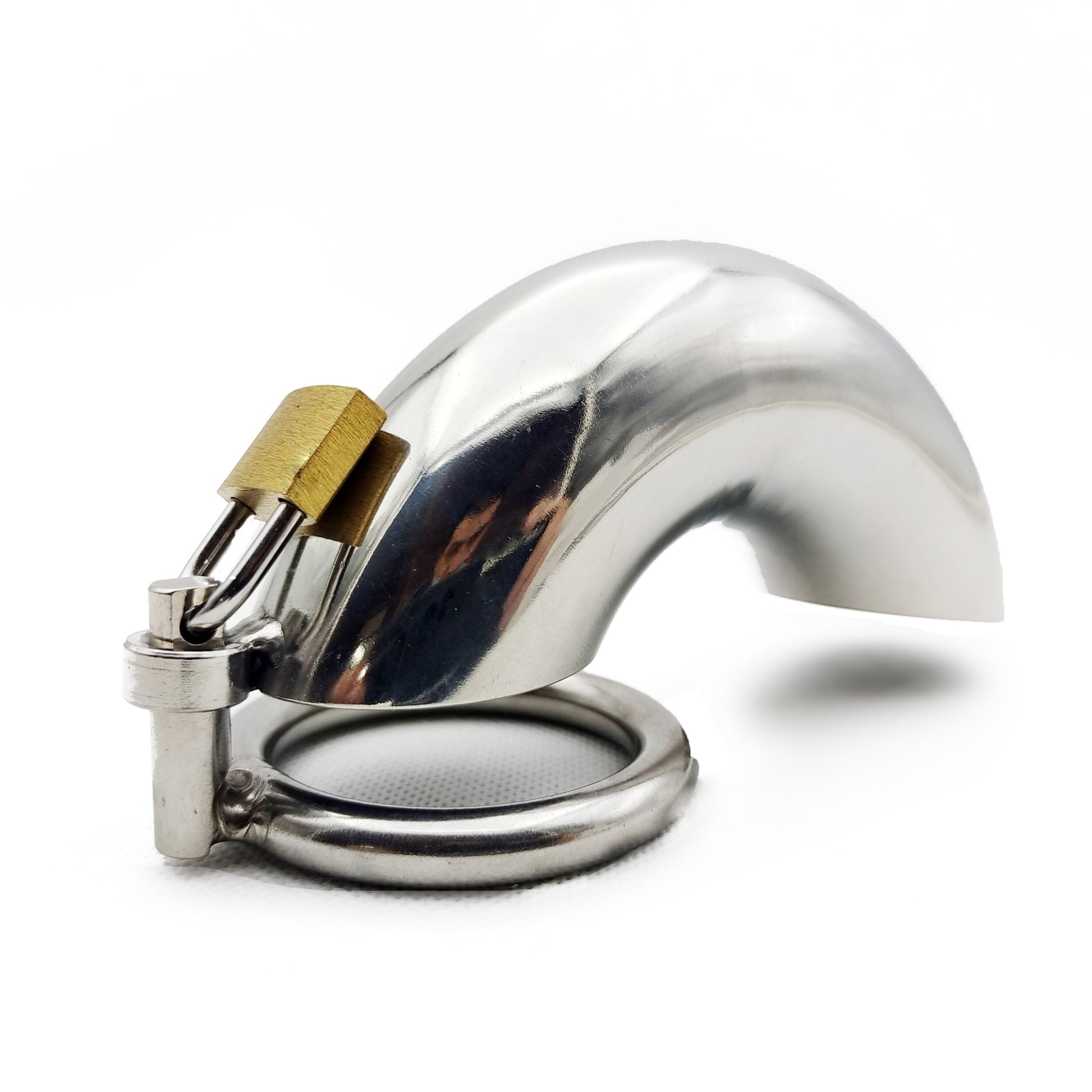 Full Covered Metal Chastity Cage Penis Sleeve for Men - SpikedChastity