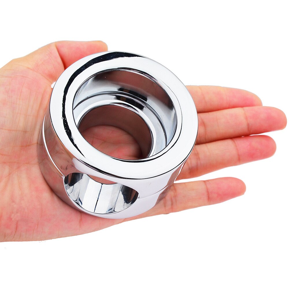 Male Cock Ring for Penis Exercise and Scrotum Ball Stretchers - SpikedChastity