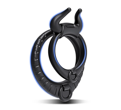 Soft Silicone Penis Ring Cage For Men - SpikedChastity