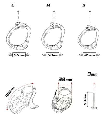 Wireless Remote Electric Chastity Cage - SpikedChastity